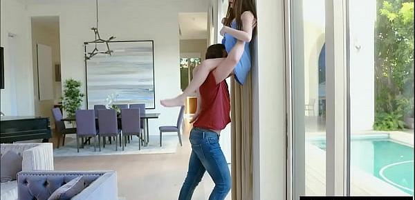  Short Sister banged by Tall brother